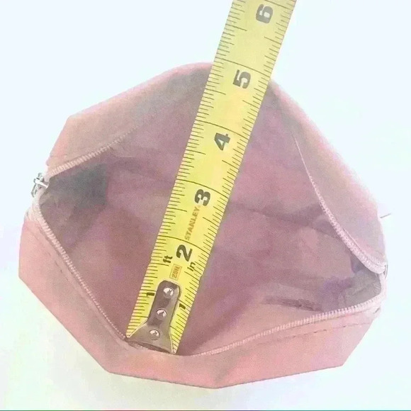 GRÈS PARIS ROSE  VELVET POUCH MINI BAG - Picture 6 of 7